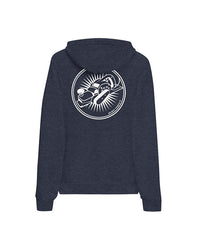 Shaper Supply Logo Hoodie in Navy - Back