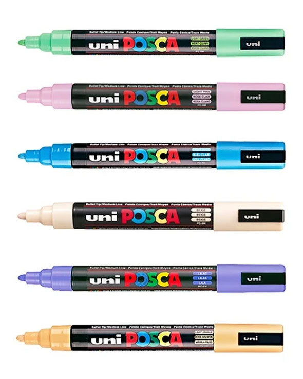 Posca Paint Pen Set Pale