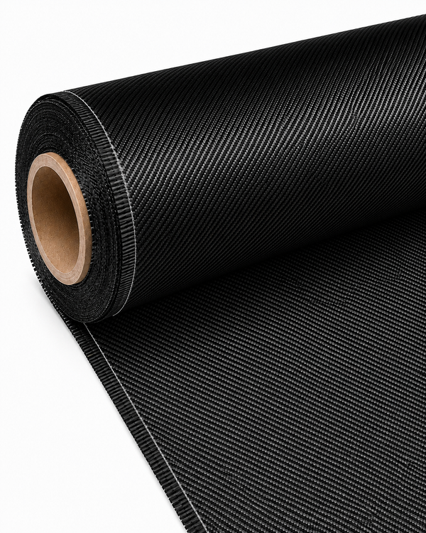 5.7 oz 40 inch twill weave carbon fiber cloth used for composite reinforcement with improved drape and lamination performance