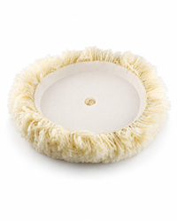 8 inch 100% wool surfboard buffing pad bottom view