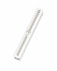 White 7.5 inch Bahne center fin box for surfboards.