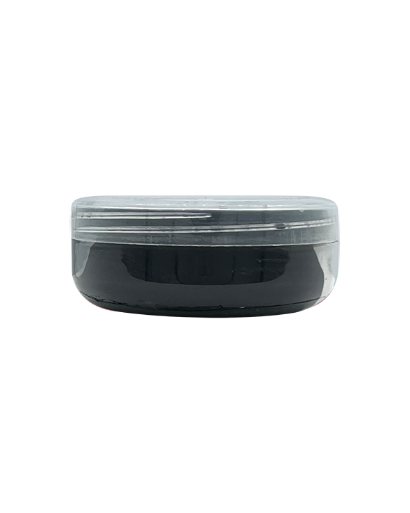 Jar of professional paste-style black surfboard resin pigment for polyester and epoxy resin systems