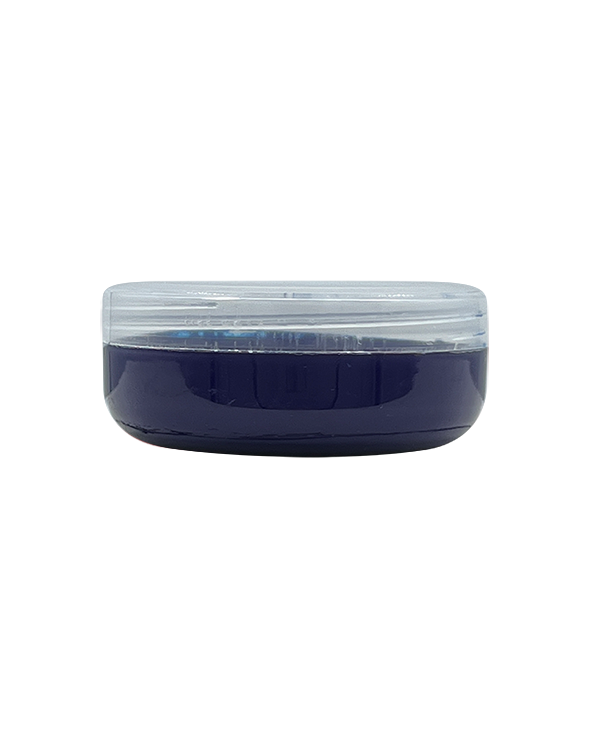 Jar of professional paste-style blue surfboard resin tint for polyester and epoxy resin systems
