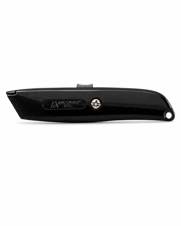 Fixed-blade classic utility knife for surfboard glassing and fiberglass trimming