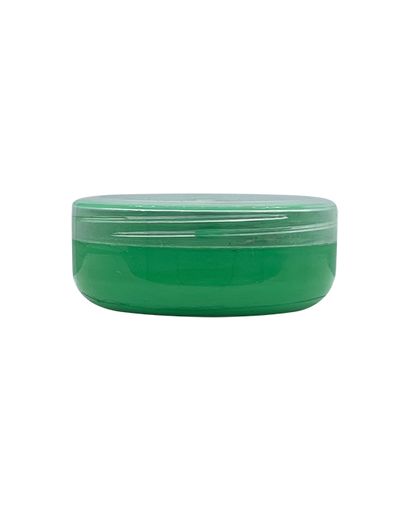 Jar of professional paste-style emerald green surfboard resin pigment for polyester and epoxy resin systems