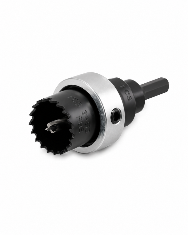 Genuine FCS T-3 holesaw with depth collar for installing FCS X-2 surfboard fin plugs