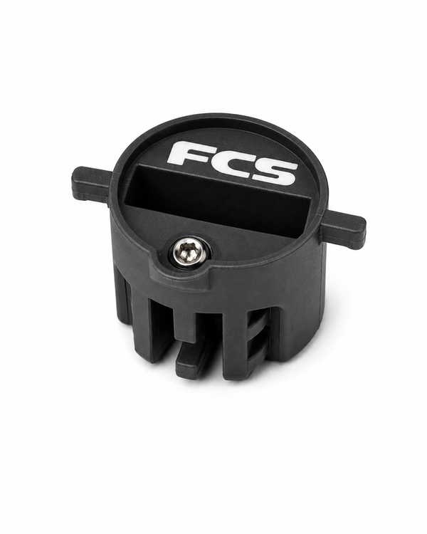 Genuine FCS X-2 surfboard fin plug available in center and rail configurations