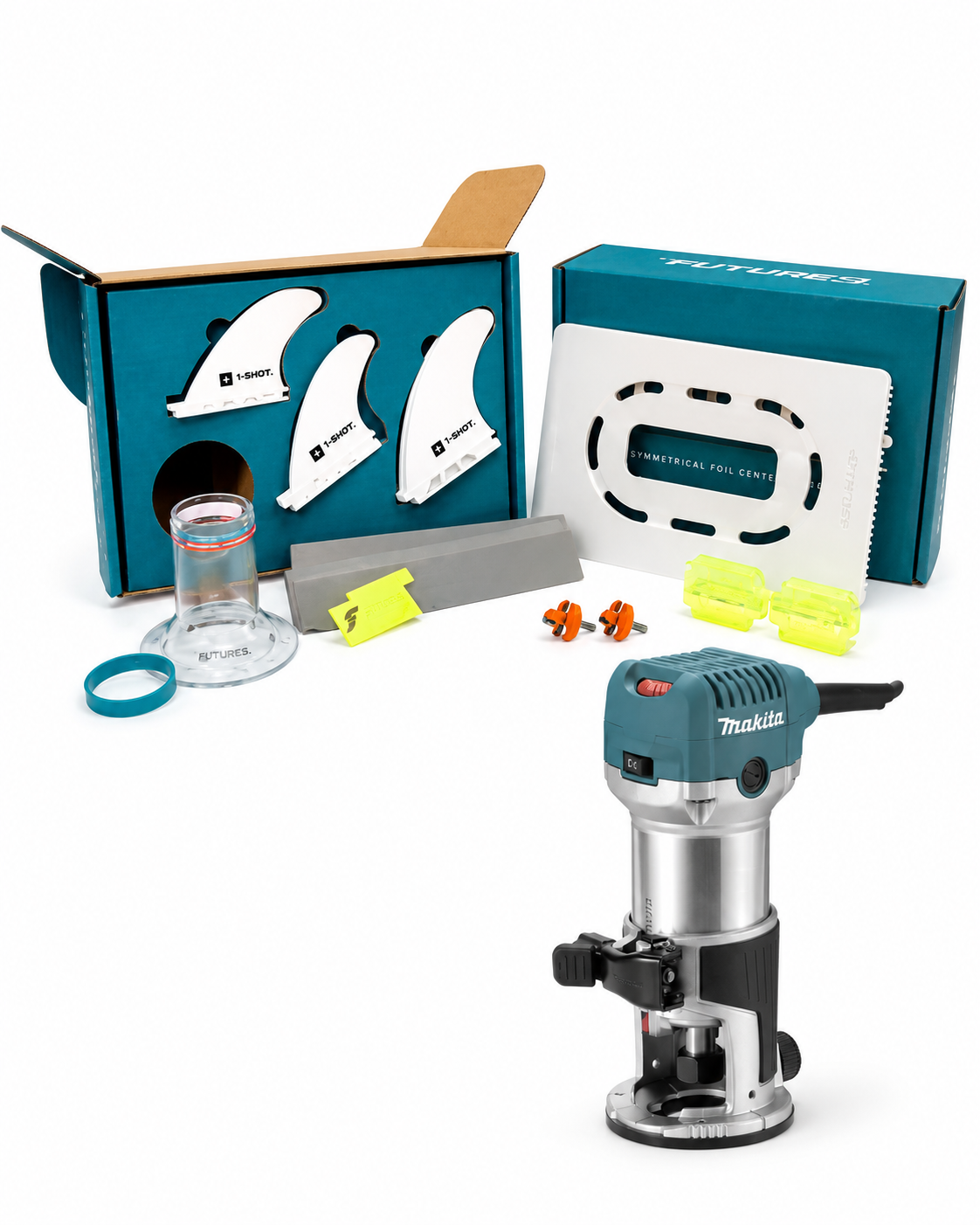 futures等フィンセット Futures ILT Installation Kit | Surfboard Fin Box Router Jig