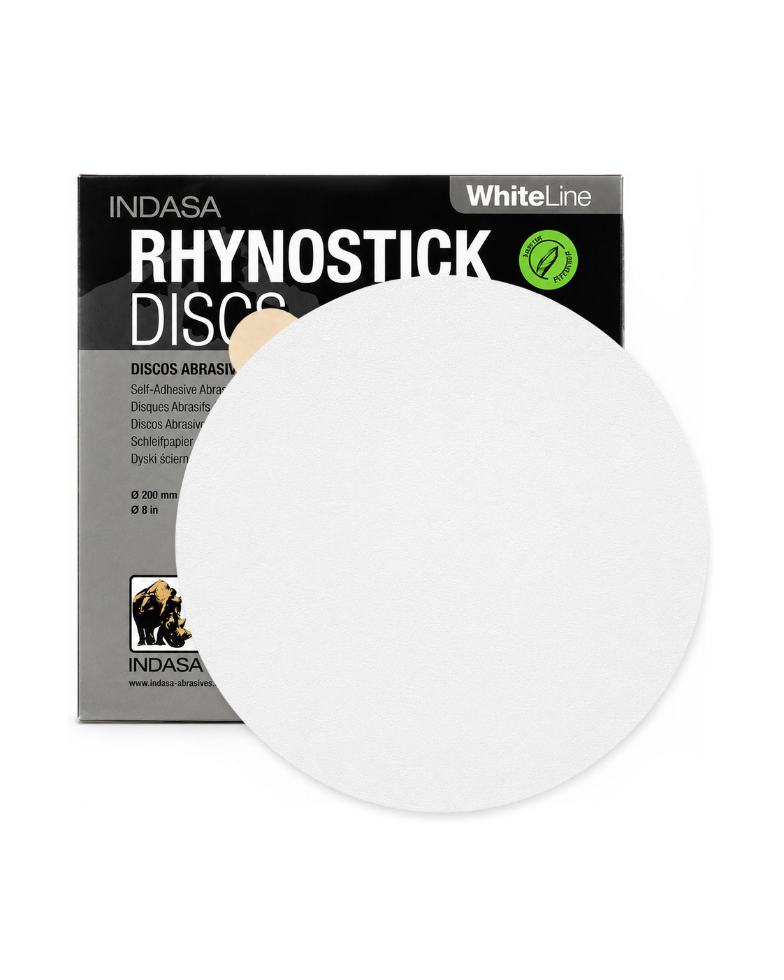 Indasa 8" Round Adhesive  - 120 Grit