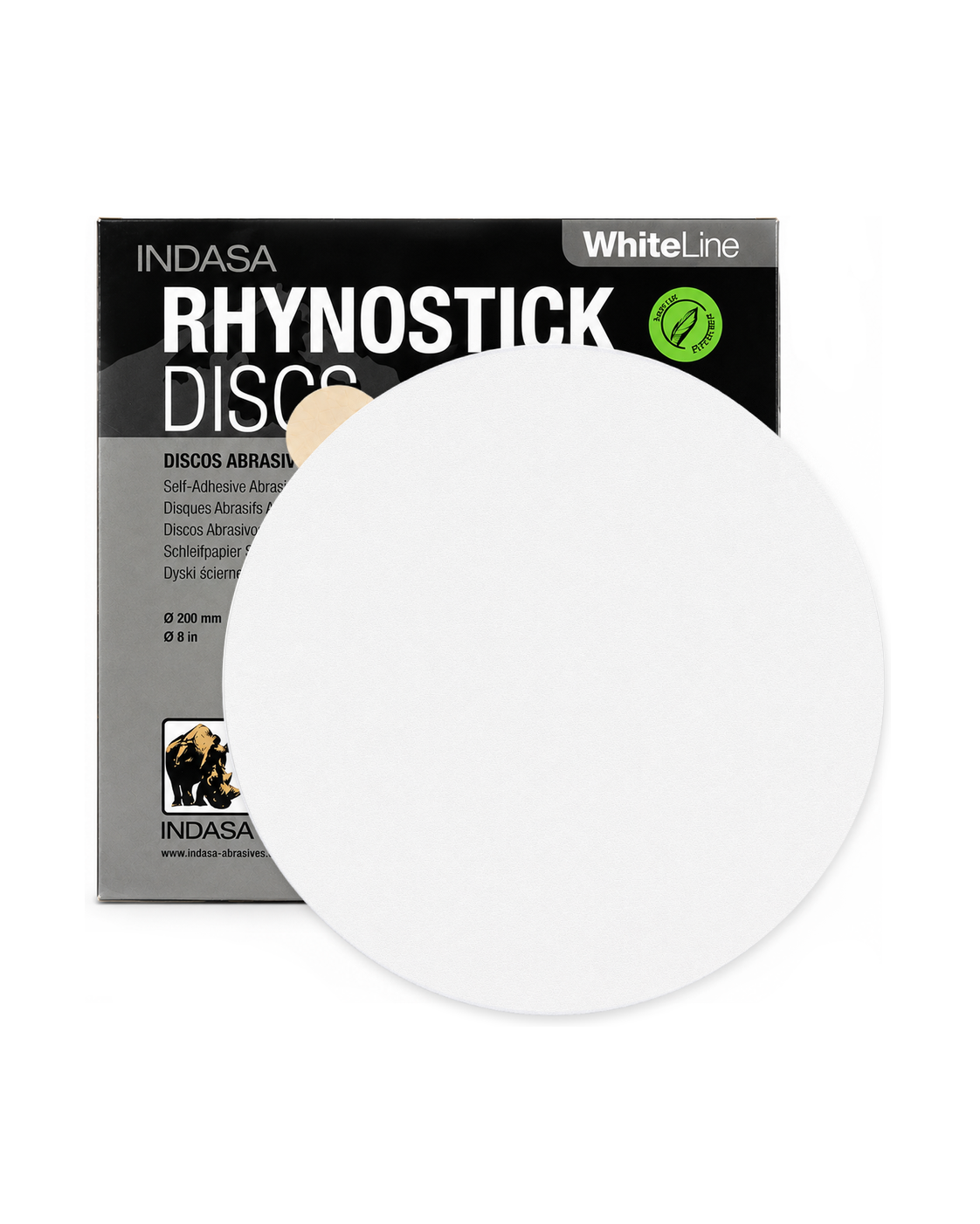 Indasa 8" Round Adhesive  - 320 Grit