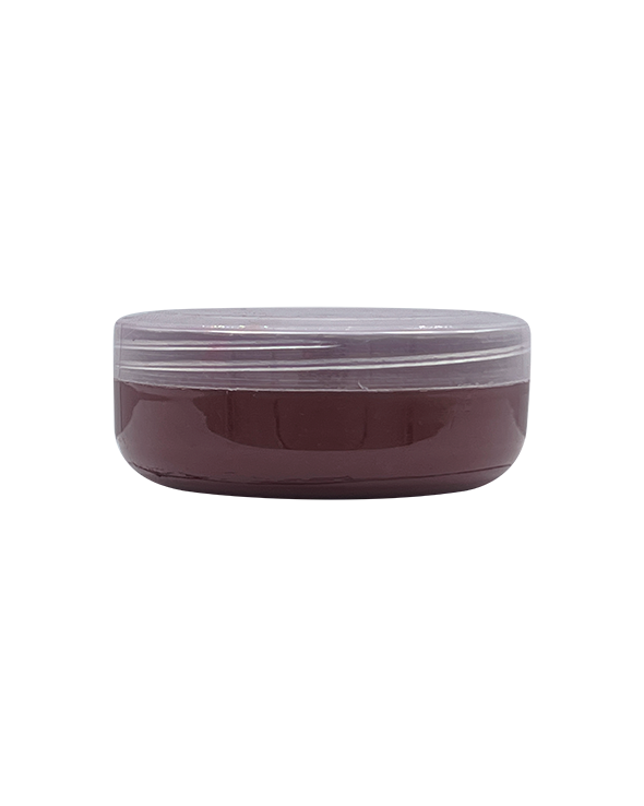 Jar of professional paste-style merlot surfboard resin tint for polyester and epoxy resin systems