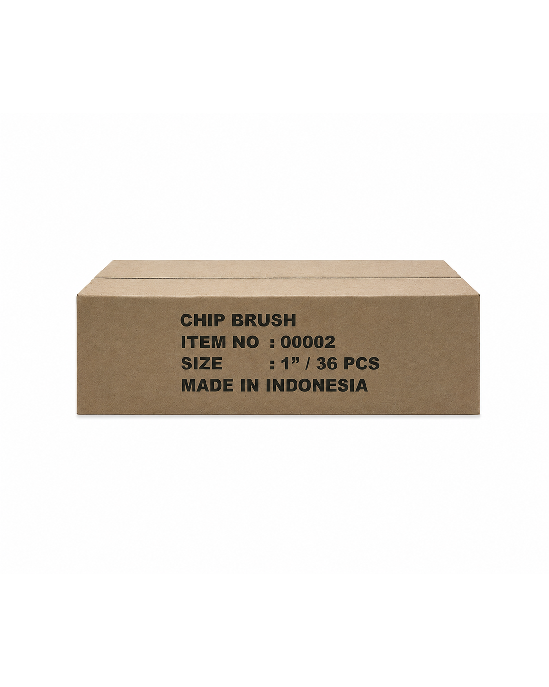 Case of 36 Raven 1 inch chip brushes for surfboard manufacturing