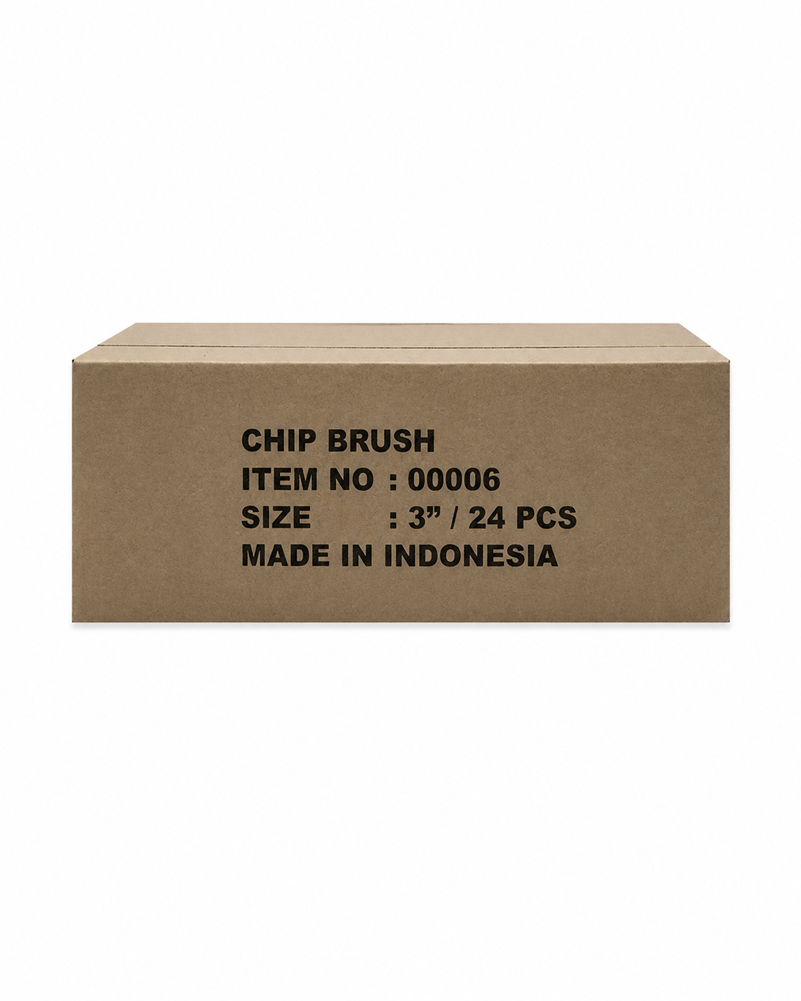 Case of 24 Raven 3 inch chip brushes for surfboard manufacturing