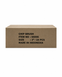 Case of 24 Raven 3 inch chip brushes for surfboard manufacturing