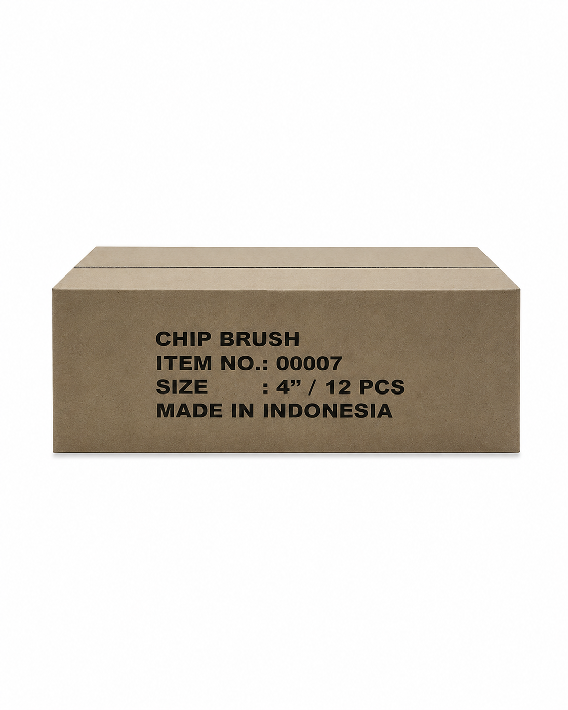 Case of 12 Raven 4 inch chip brushes for surfboard manufacturing