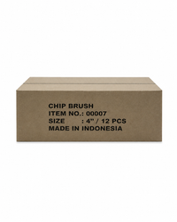 Case of 12 Raven 4 inch chip brushes for surfboard manufacturing