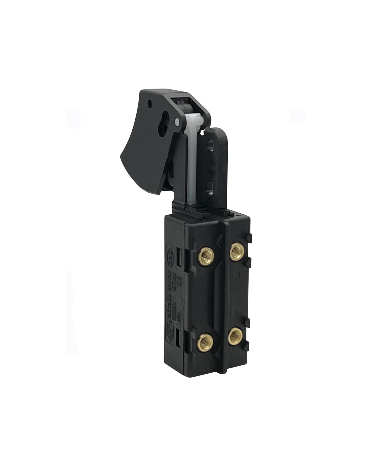 Rear view of Skil 100 replacement switch showing electrical connections
