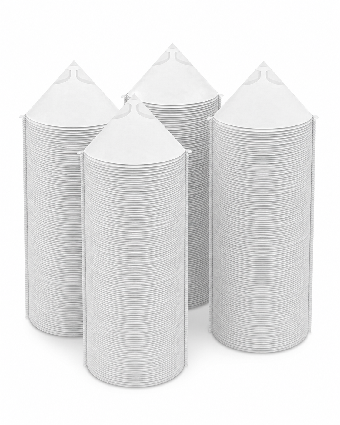1,000-quantity case of disposable resin strainers for filtering surfboard resin, tints, pigments, and gloss coats