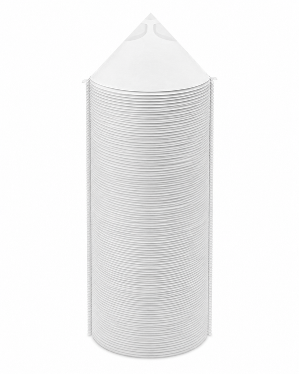 250-sleeve of disposable resin strainers for filtering surfboard resin, tints, pigments, and gloss coats
