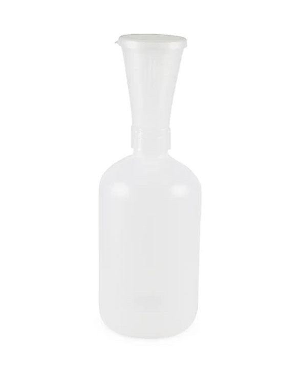 Bodi Bottle MEKP catalyst dispenser and measuring bottle for fiberglass and surfboard resin applications, made in USA.