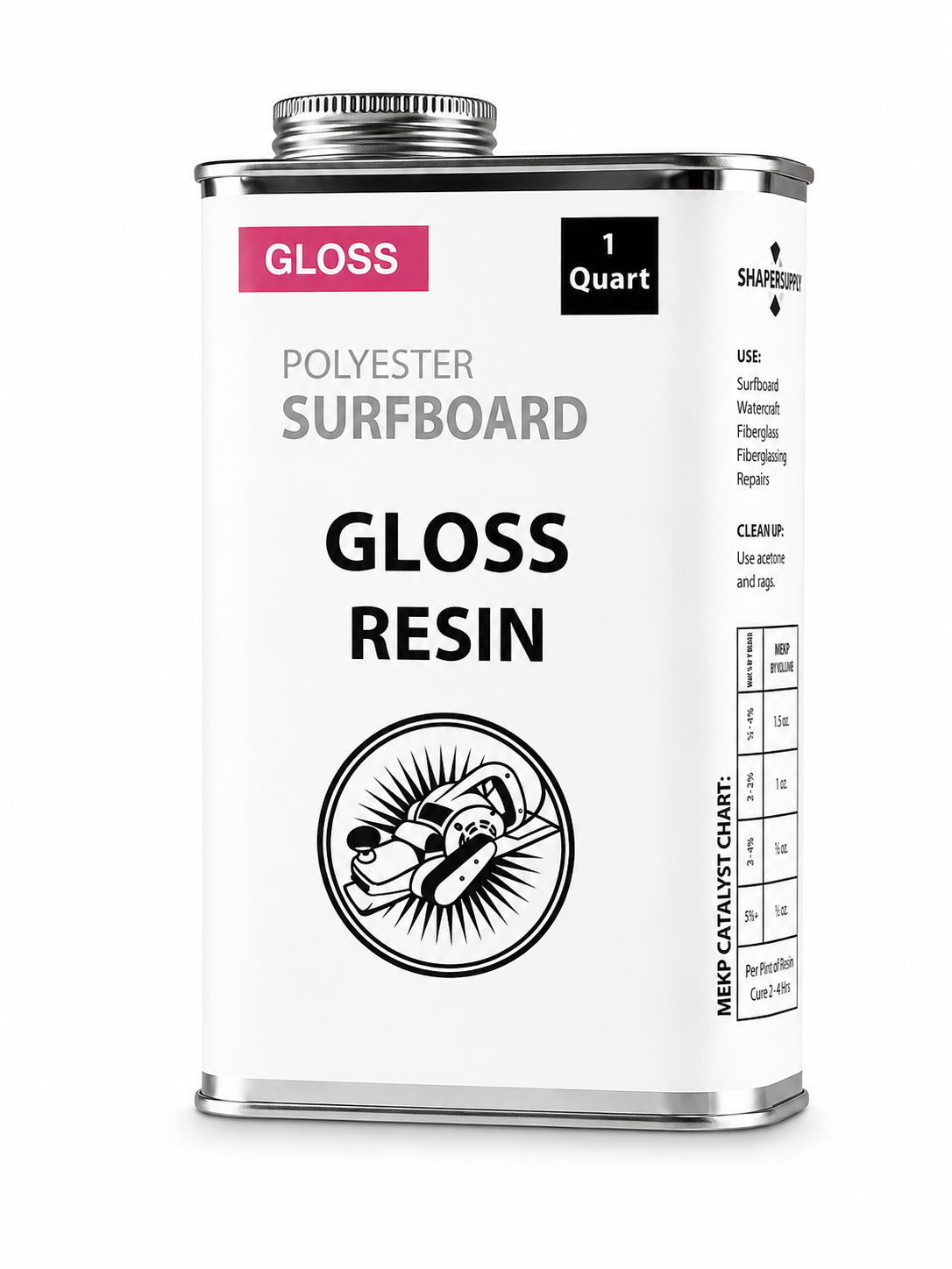 Reichhold gloss resin pink surfboard finishing resin for high gloss coats and polished surfboard finish