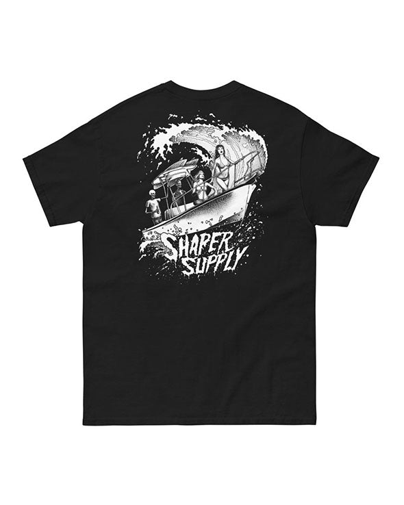 Shaper supply Out to sea Tee in Black