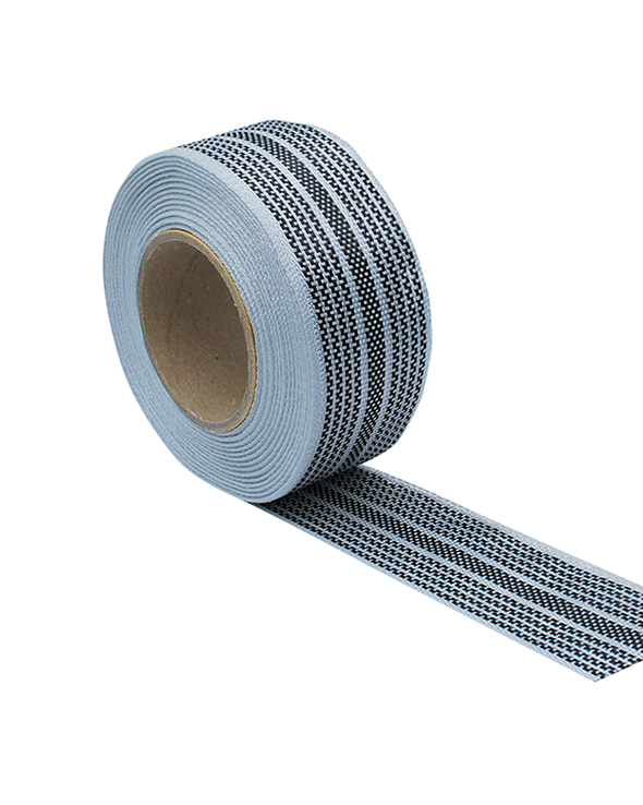 2.25-inch-wide Carbon-Fiberglass Multi-Stripe Tape 2 for surfboard tail pad and stringer reinforcement
