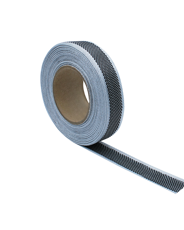 1.25-inch-wide Carbon-Fiberglass Single-Band Tape for surfboard reinforcement