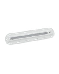 Genuine white Futures ILT 1/2" (X) surfboard fin box for trailing center fin and quad rear fin installations