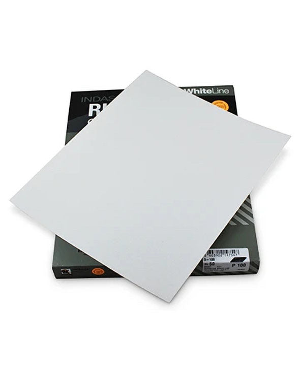 Indasa White Sandpaper 100 Grit Sheet