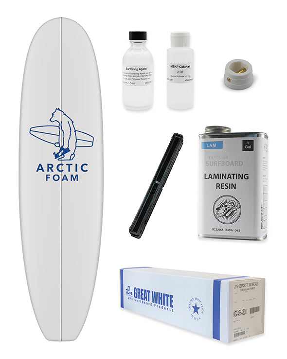 Surfboard shop blank kit