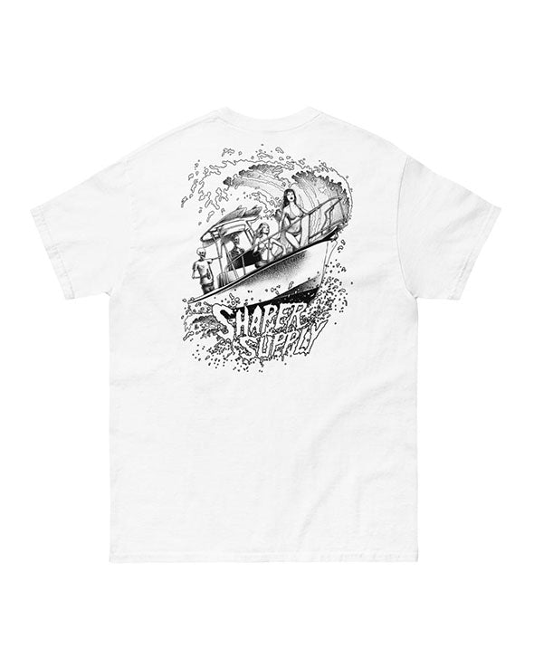 Shaper supply Out to sea Tee in White