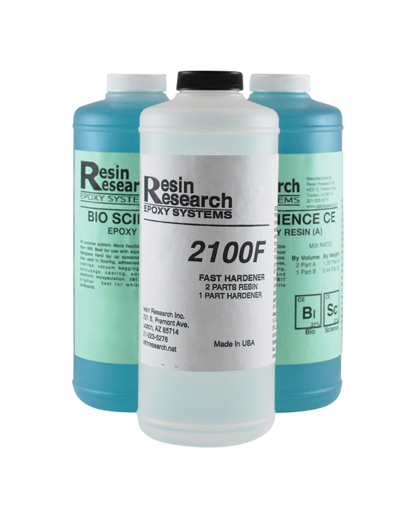 Resin Research Bio-Science 2000 CE ECOBOARD certified plant-based epoxy resin for surfboards