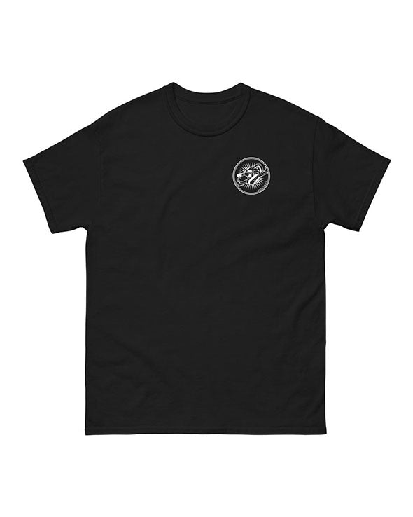 Shaper supply t shirt in black with logo