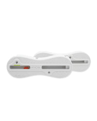 FCS II white 3 degree left and right rail fin plugs