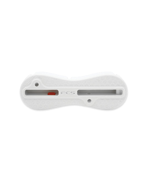 FCS II white 0 degree center fin plug