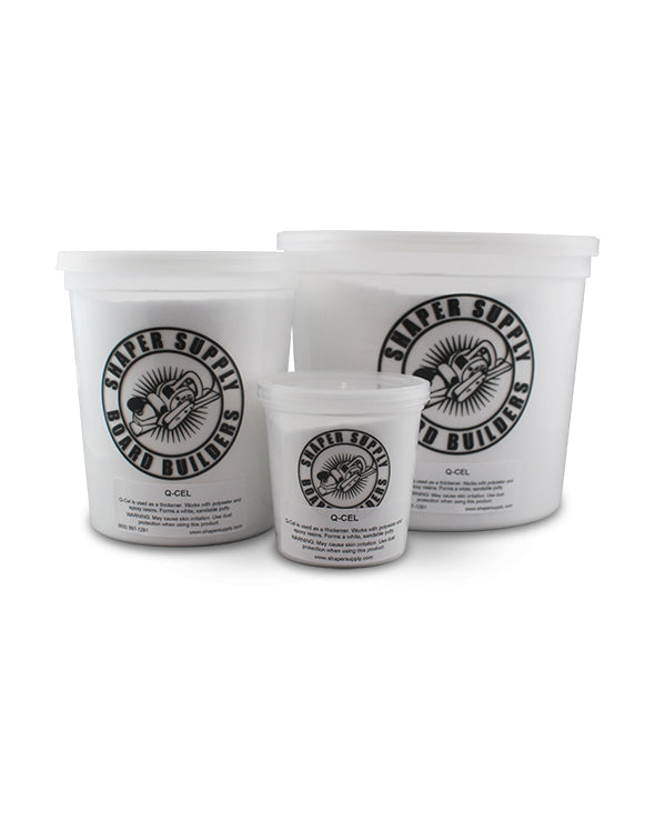 Q-Cel microspheres resin filler for surfboard repair in container