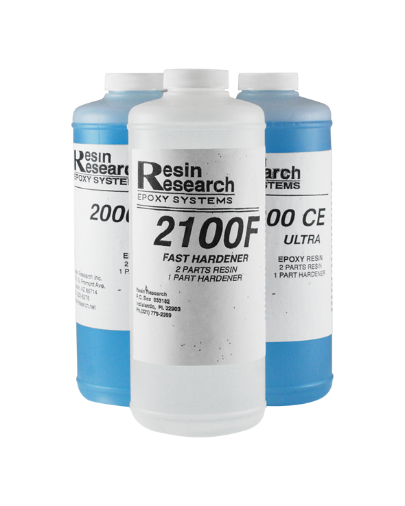 Resin Research 2000 CE epoxy resin for bright white surfboard lamination