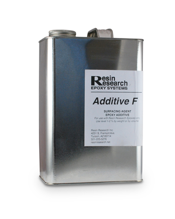 Smooth epoxy resin finish achieved using Resin Research Additive F additive
